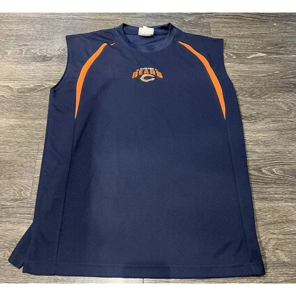 Chicago Bears NFL Team Apparel Cool Men's Sleeveless Shirt Size Large - Picture 1 of 4